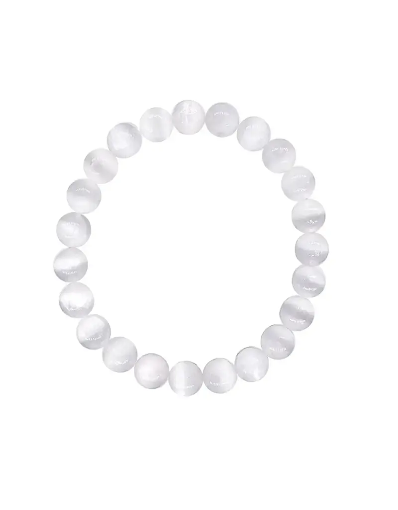 Soul Charms 8mm Beaded Crystal Bracelet