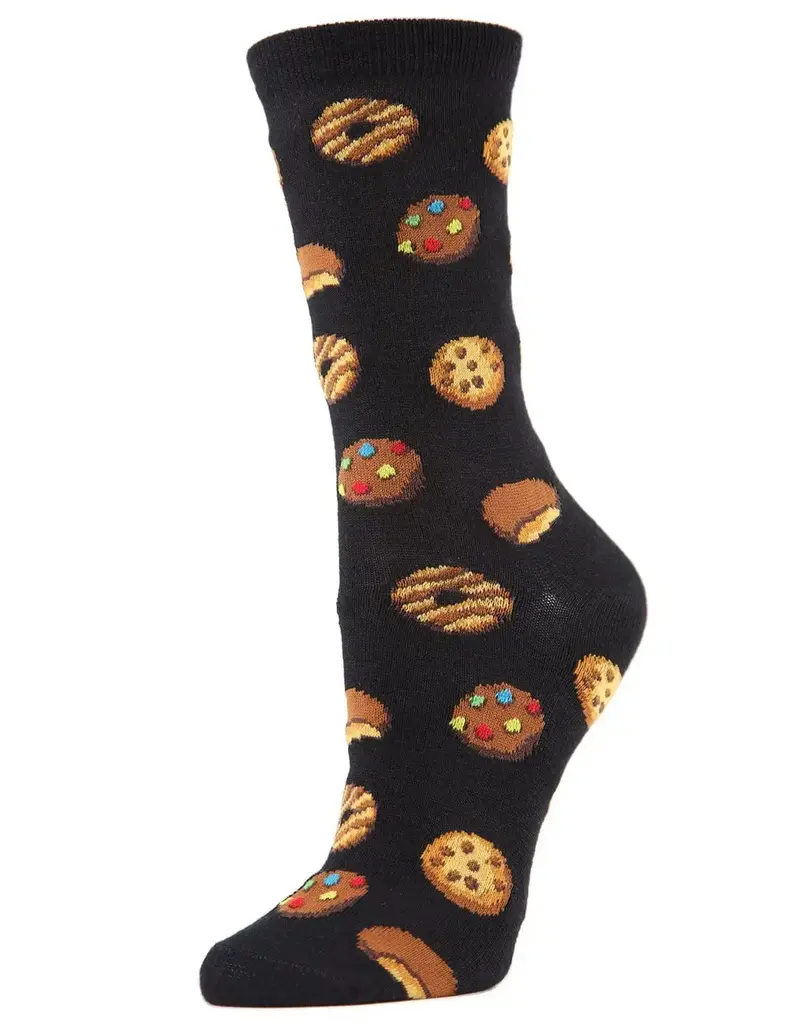 Infinity Classics Memoi Cookies Bamboo Blend Crew Socks