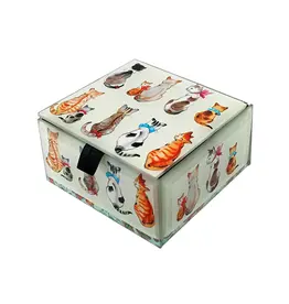 World Buyers Cat & Bows Glass Box