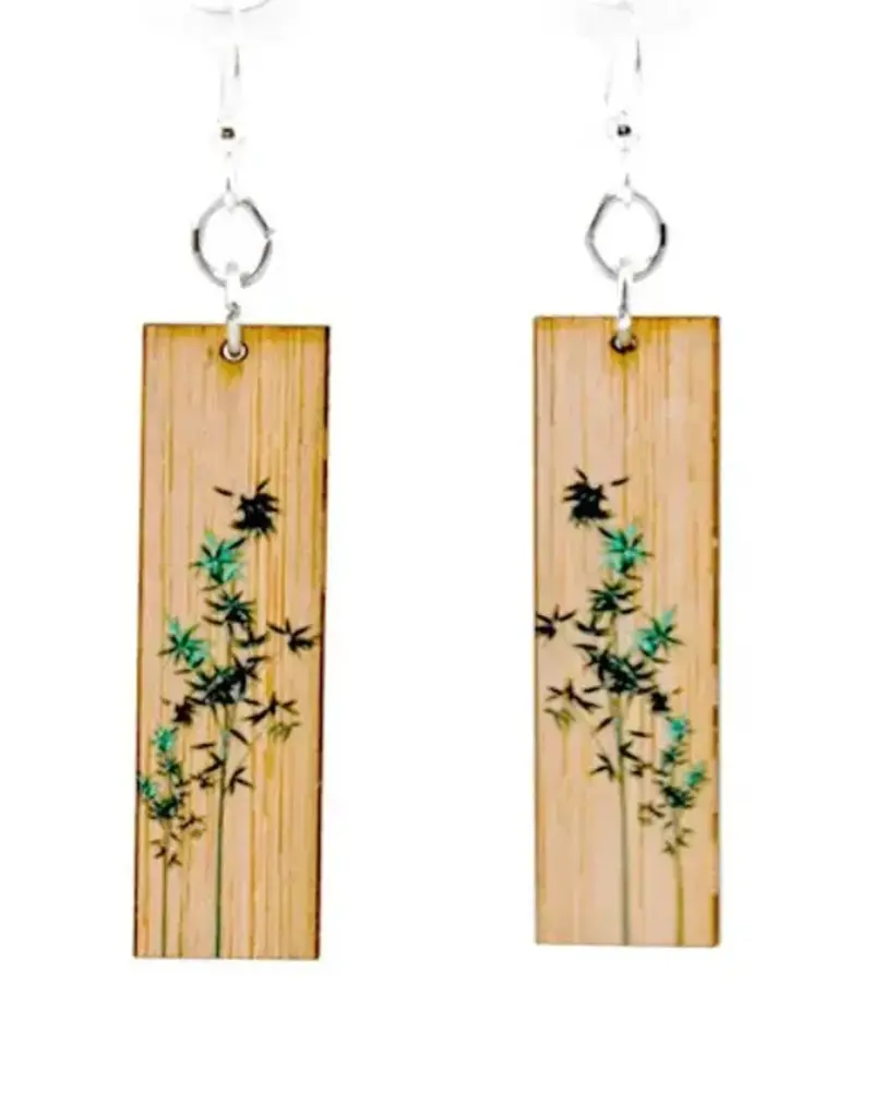 Green Tree Jewelry New Growth Bamboo Earrings