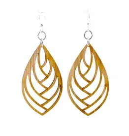 Green Tree Jewelry Embraced Bamboo Earrings