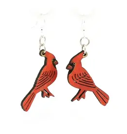 Green Tree Jewelry Cardinal Earrings