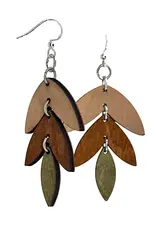 Green Tree Jewelry Three Piece Earrings