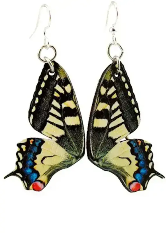 Green Tree Jewelry Swallowtail Butterfly Earrings