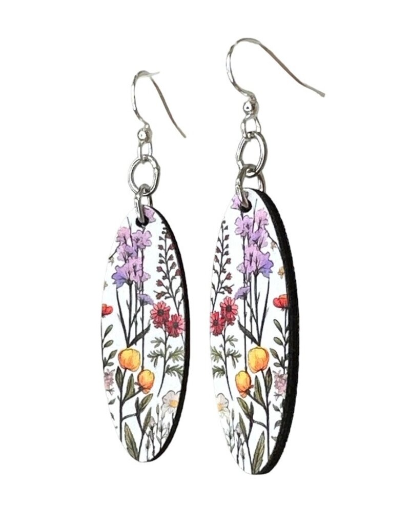 Green Tree Jewelry California Wild Flowers Blossoms Earrings