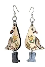 Green Tree Jewelry Paddington Seagull Earrings