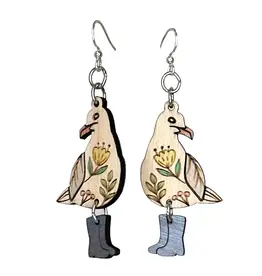 Green Tree Jewelry Paddington Seagull Earrings