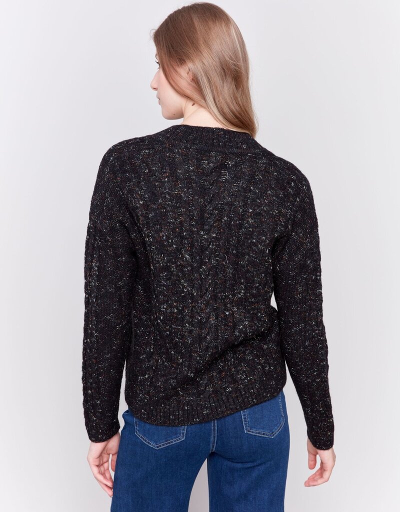 Charlie B Speckle Knit Sweater