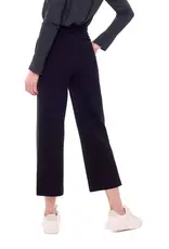 Up! Solid Ponte Wide Leg Crop Pants