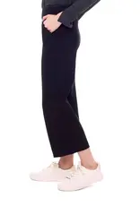 Up! Solid Ponte Wide Leg Crop Pants