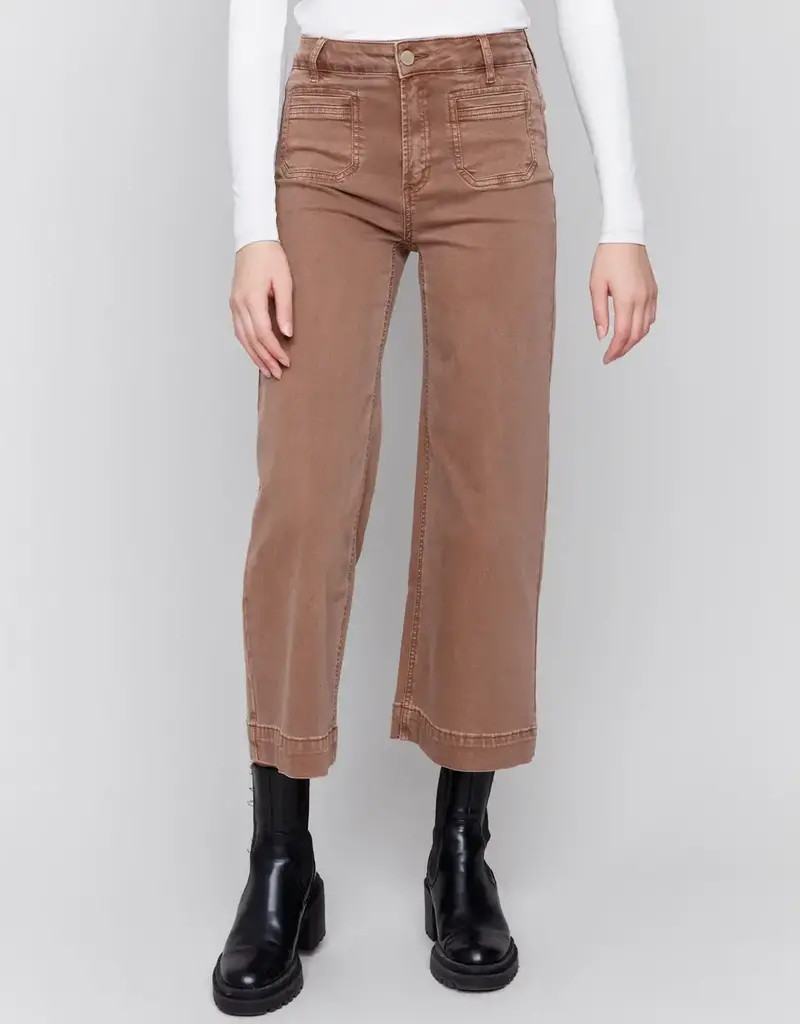 Charlie B Patch Pocket Twill Pants