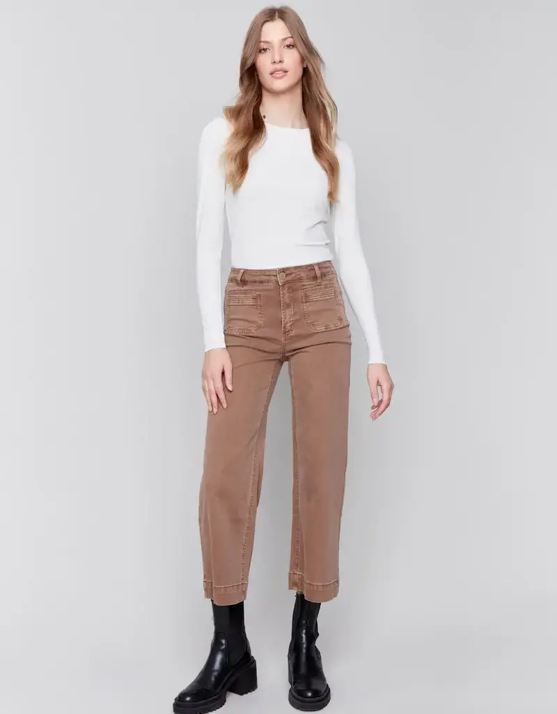 Charlie B Patch Pocket Twill Pants