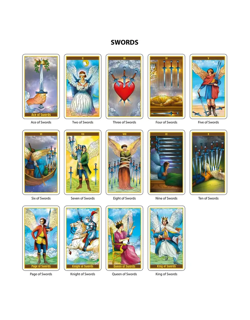 Da Brigh Tarot Angels Tarot Modern Card Deck