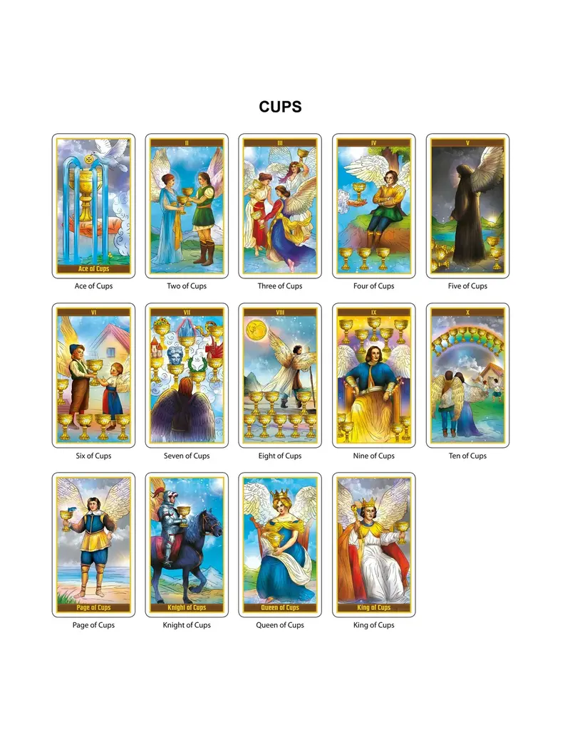 Da Brigh Tarot Angels Tarot Modern Card Deck