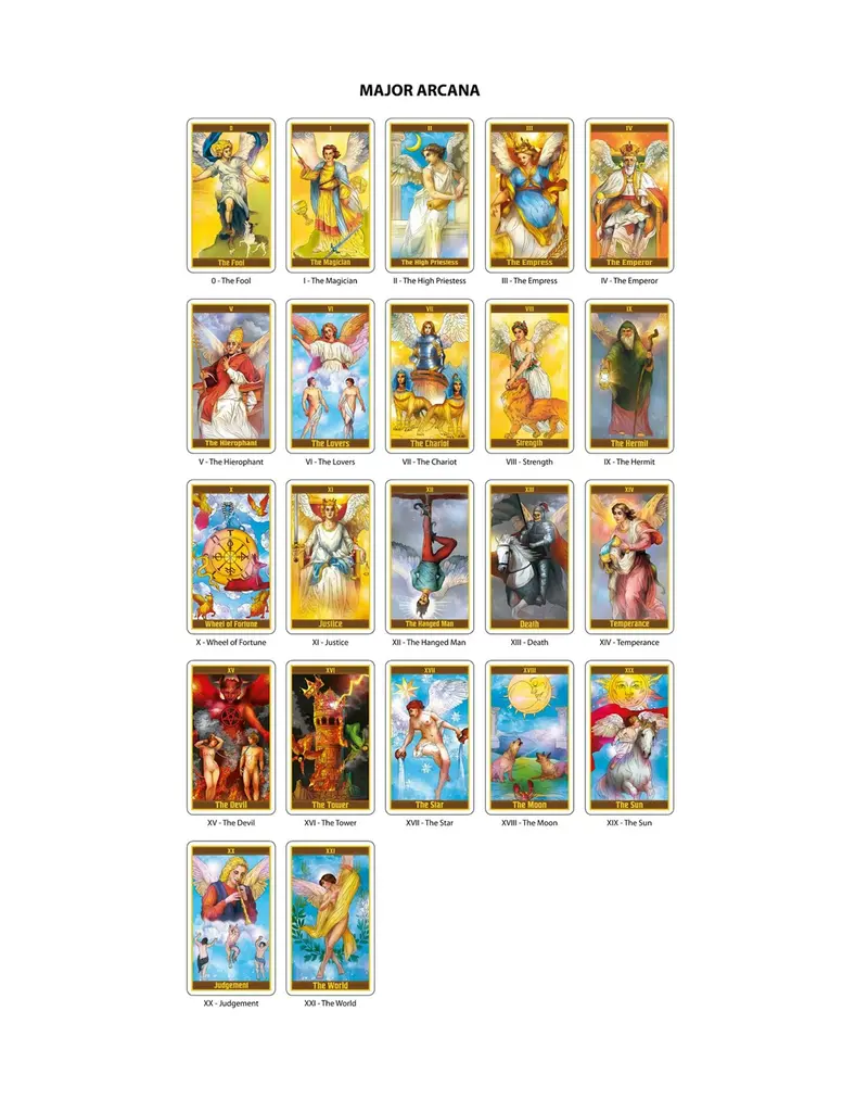 Da Brigh Tarot Angels Tarot Modern Card Deck