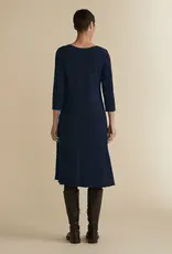 Cut Loose 3/4 Sleeve Seamed Dress