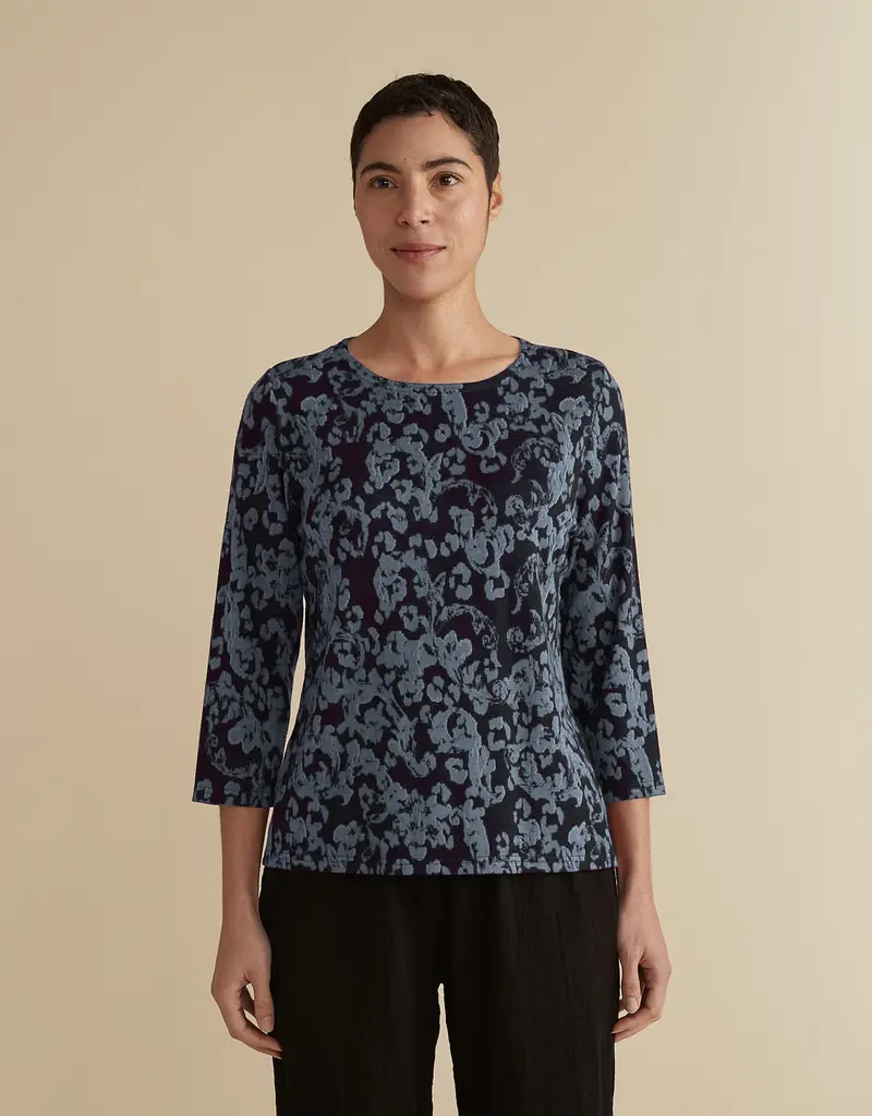 Cut Loose Floral Jacquard Top