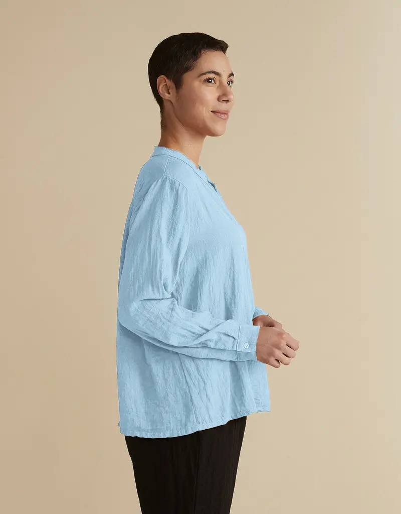 Cut Loose Front Pleat Top