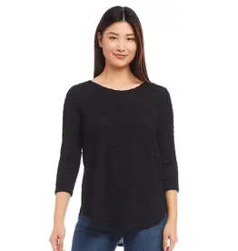 Karen Kane 3/4 Sleeve Shirttail Top