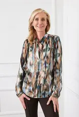 Karen Kane Long Sleeve Placket Top