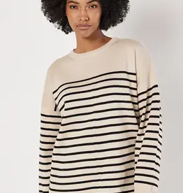 Apricot Stripe Sweater