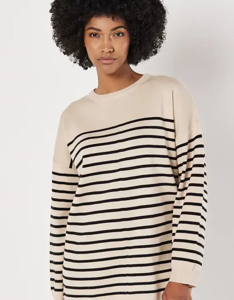 Apricot Stripe Sweater