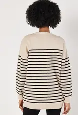 Apricot Stripe Sweater