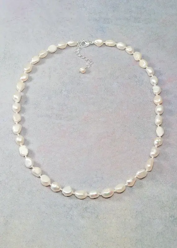 IST Jewelry 18" Cultured Freshwater Pearl Strand Necklace