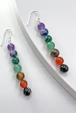 IST Jewelry 7 Chakra Drop Earrings