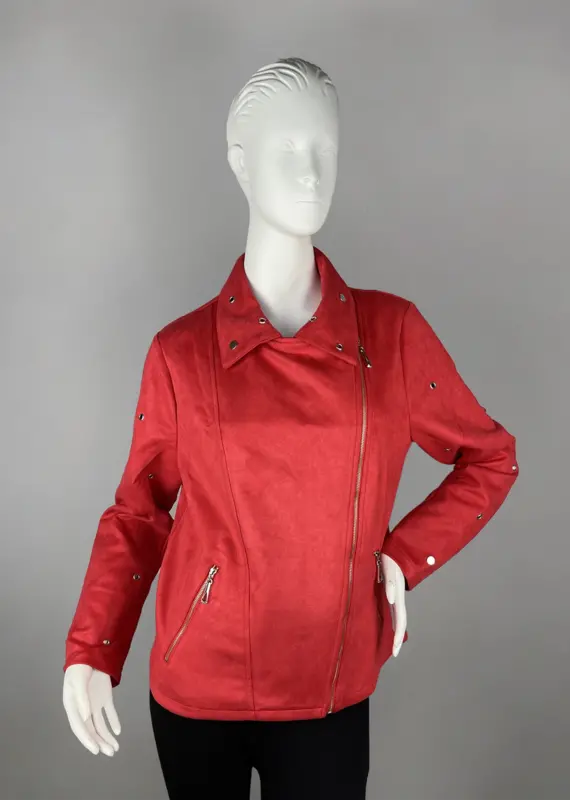 Radzoli Grommet Zip Jacket