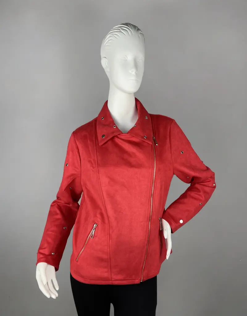 Radzoli Grommet Zip Jacket