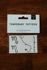 Saint & Company Zodiac Collection Temporary Tattoos