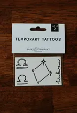 Saint & Company Zodiac Collection Temporary Tattoos
