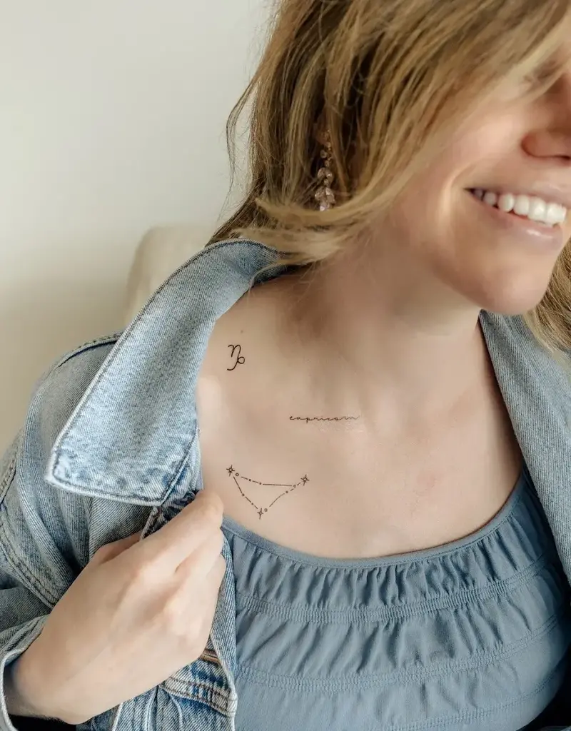 Saint & Company Zodiac Collection Temporary Tattoos