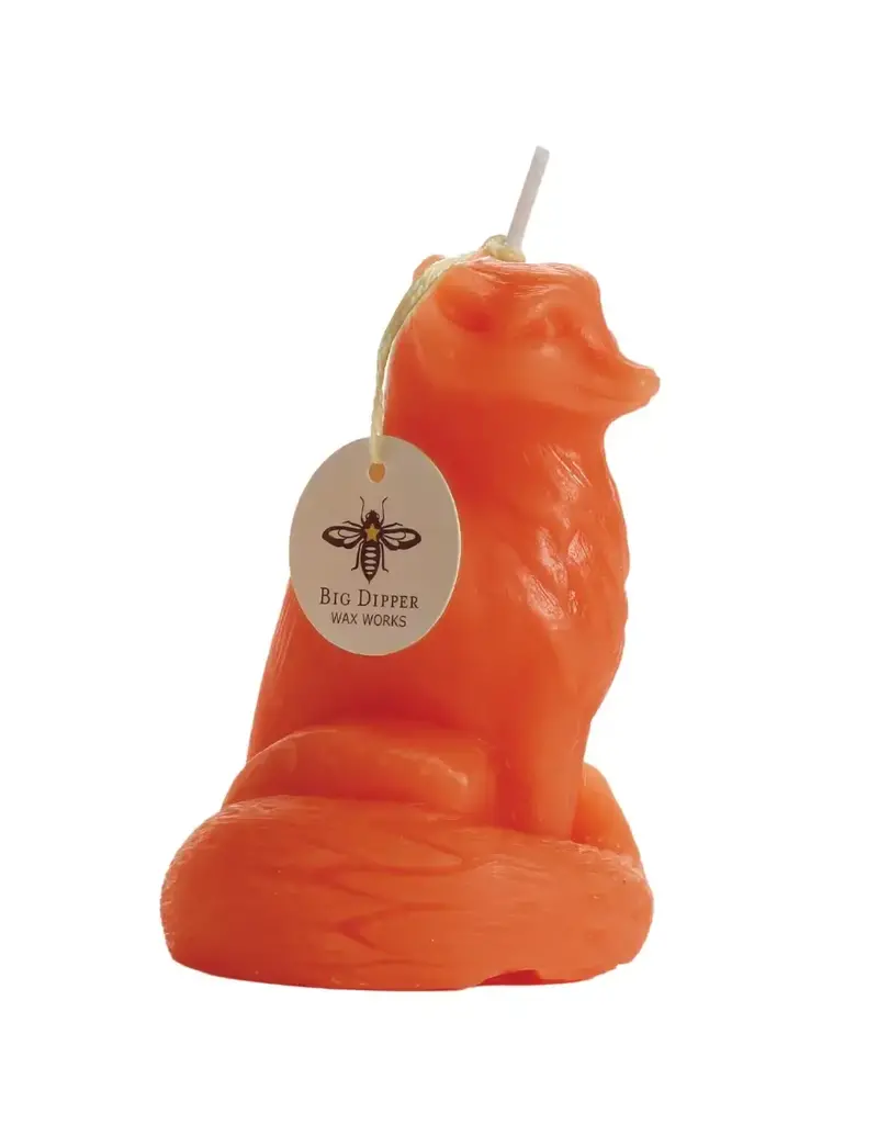 Big Dipper Wax Works Beeswax Fox Candle