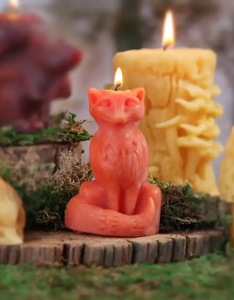 Big Dipper Wax Works Beeswax Fox Candle