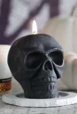 Big Dipper Wax Works Beeswax Black Skull Candle