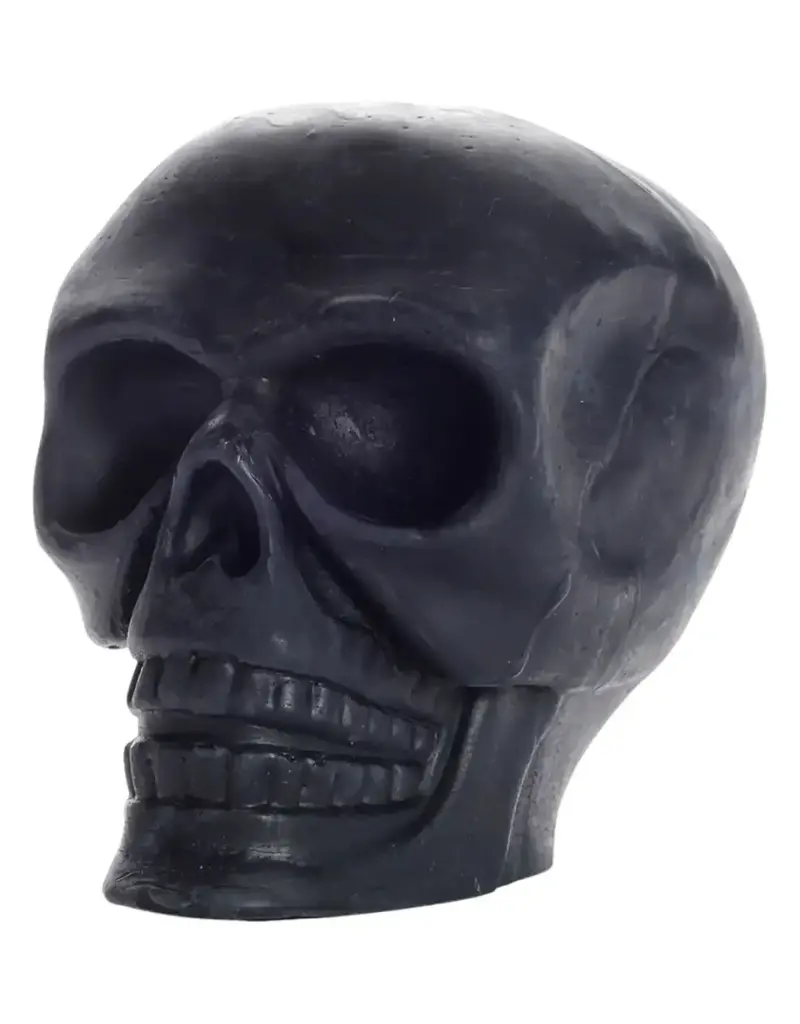 Big Dipper Wax Works Beeswax Black Skull Candle