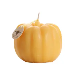 Big Dipper Wax Works Large Beeswax Pumpkin Candle
