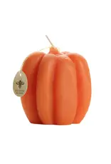 Big Dipper Wax Works Medium Beeswax Pumpkin Candle
