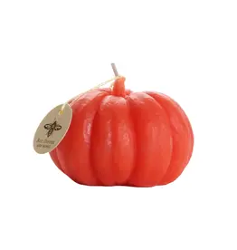 Big Dipper Wax Works Small Beeswax Pumpkin Candle