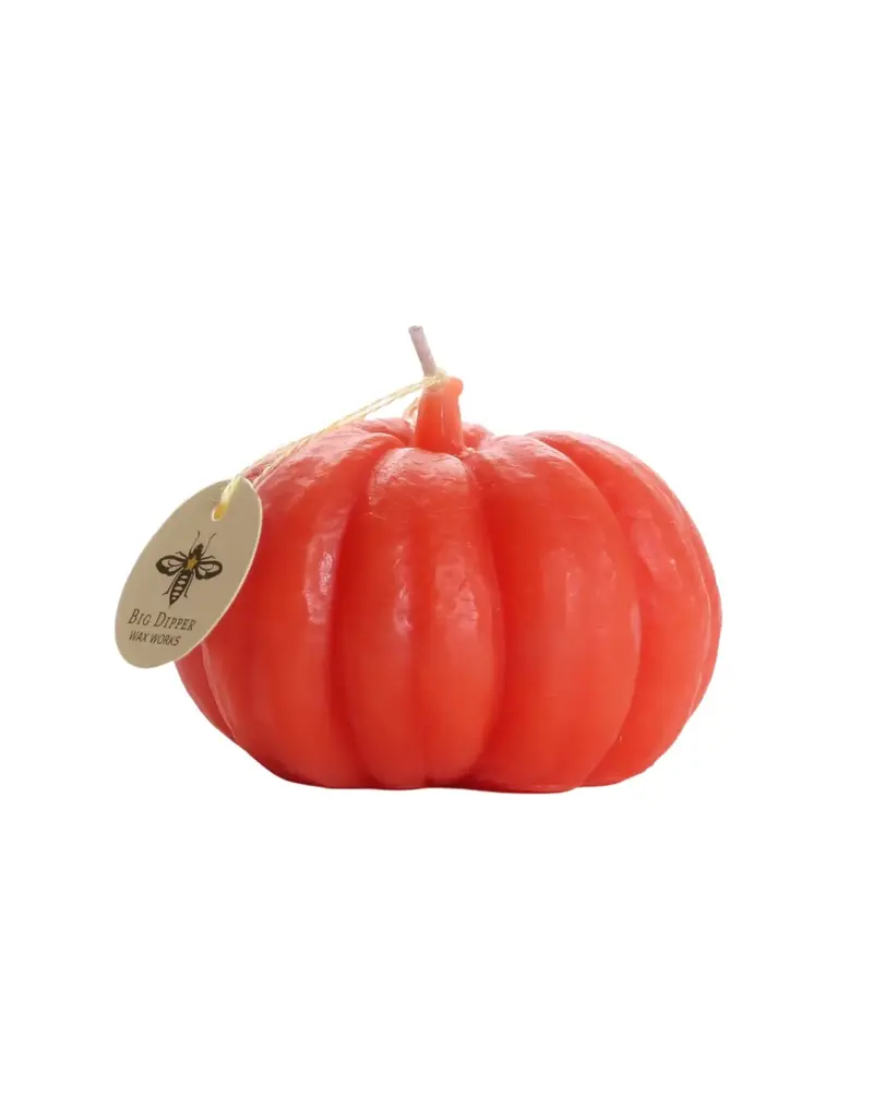 Big Dipper Wax Works Small Beeswax Pumpkin Candle