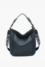 Jen & Co. Aris Small Vegan Hobo Crossbody Purse