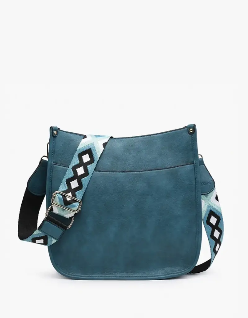 Jen Co. Chloe Vegan Crossbody Purse Coyote Moon