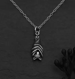 Nina Designs 18 Inch Hanging Bat Necklace