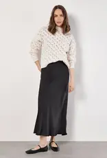 Apricot Chunky Pointelle Sweater