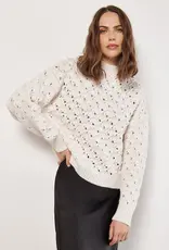 Apricot Chunky Pointelle Sweater
