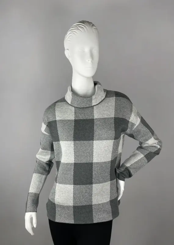 Elle Elle Check Sweater