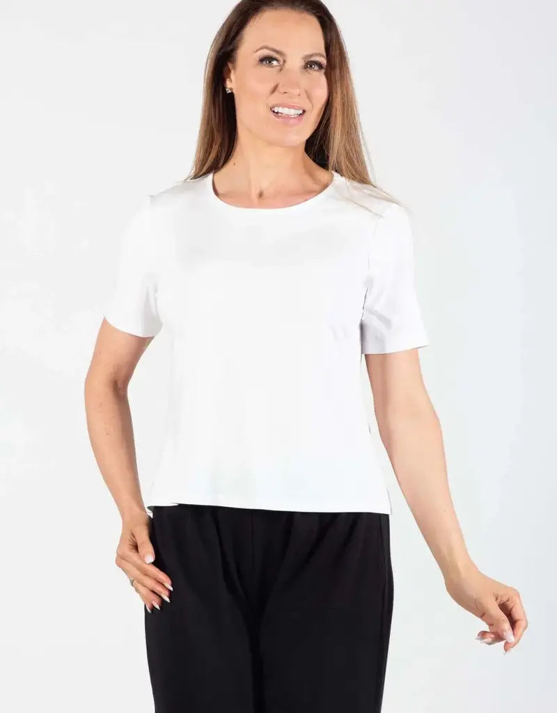 Basic crew neck tee 2025