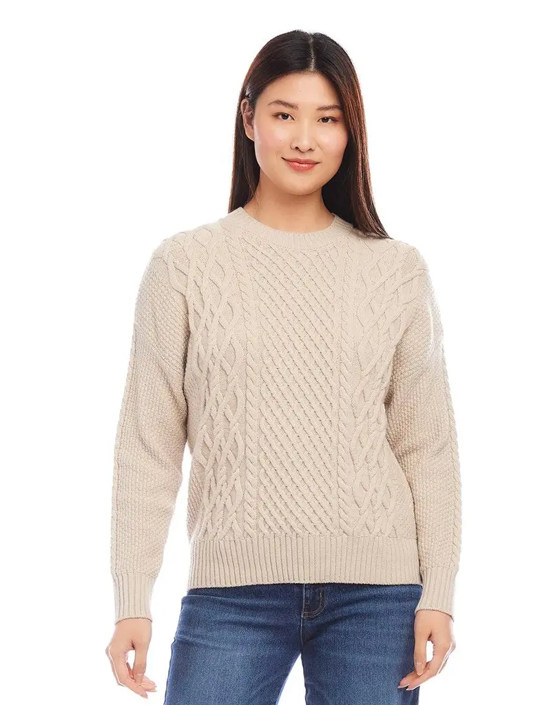 Karen Kane Cable Knit Sweater